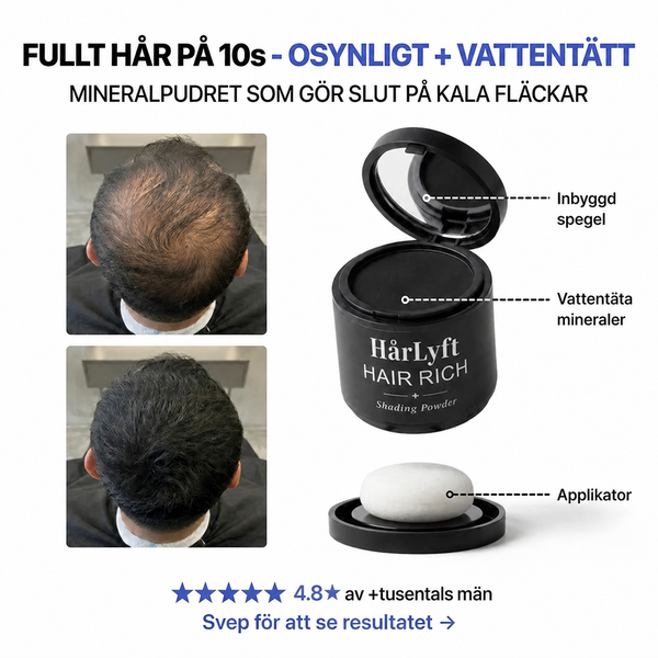 Hårlyft för män – Ingen märker skillnaden