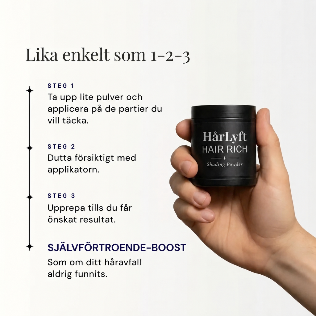 Hårlyft för män – Ingen märker skillnaden